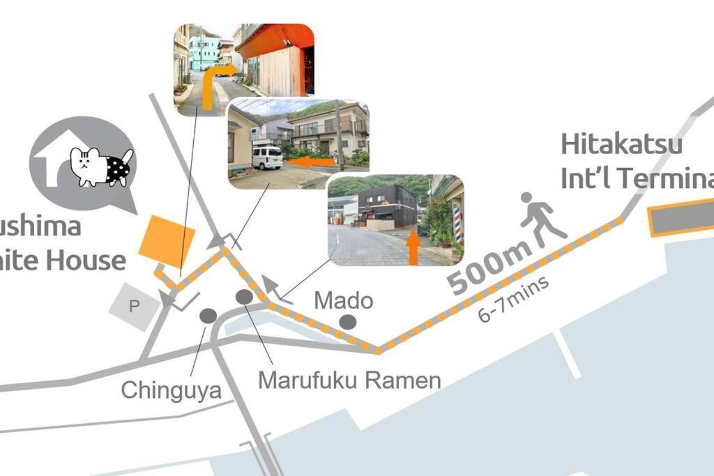 Tsushima White House Bed and Breakfast Εξωτερικό φωτογραφία