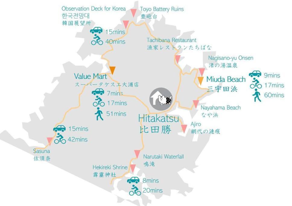 Tsushima White House Bed and Breakfast Εξωτερικό φωτογραφία